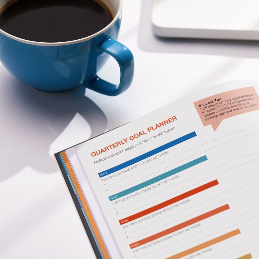 Bundle - Dailygreatness Business Undated, Deskpad, & Pencil